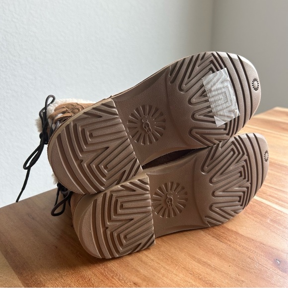 New Ugg Naiyah Suede Lace Up Suede Boots - Picture 5 of 6